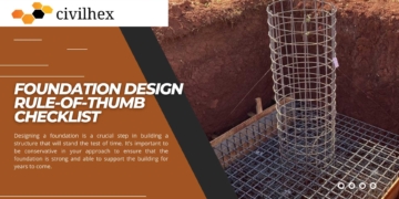 Foundation Design rule-of-thumb checklist