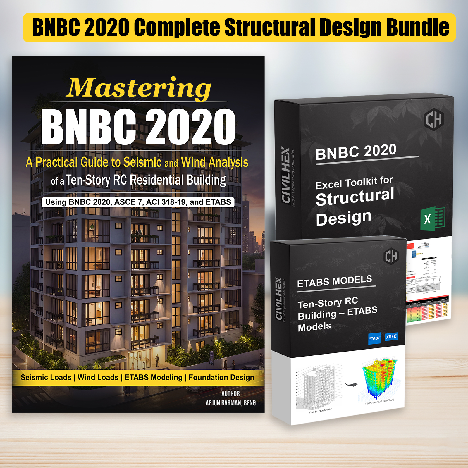 BNBC 2020 Complete Structural Design Bundle