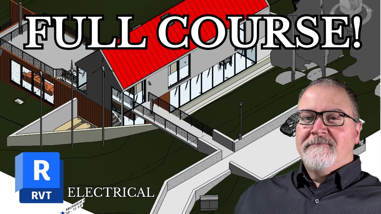 Best REVIT MEP FREE Full Course for Beginners with DOWNLOAD! Revit Electrical